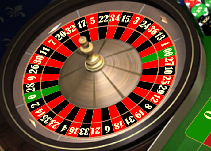 picture of double zero roulette wheel