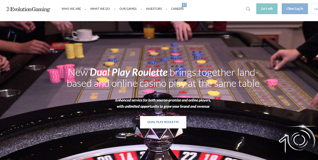 dual play roulette evolutiongaming