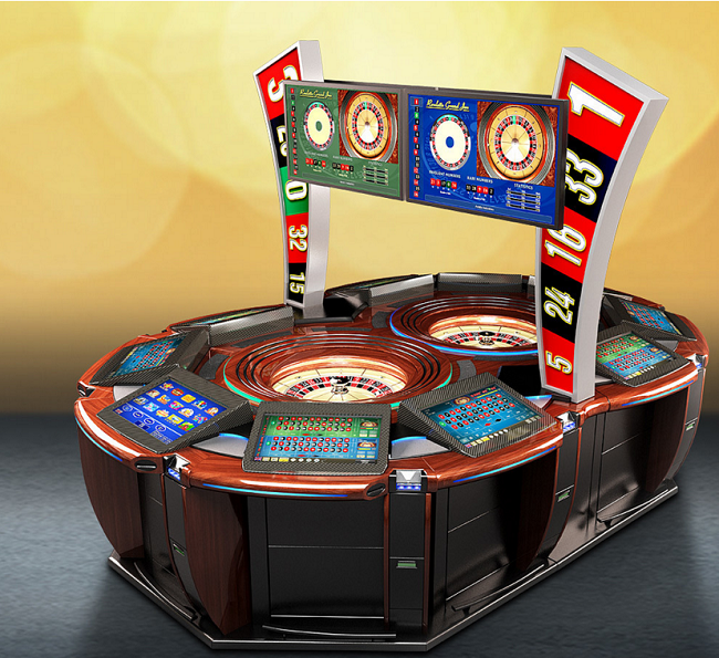 Grand Jeu Double roulette table