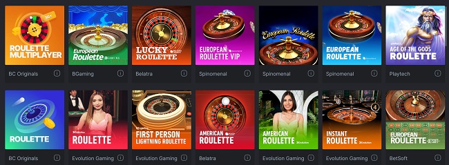 game roulette options at anonymous