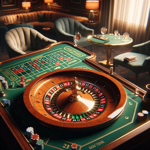 Example of minii table roulette